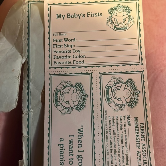 Vintage 1985 cabbage patch preemie. - Picture 9 of 9